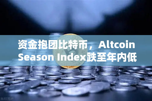资金抱团比特币，Altcoin Season Index跌至年内低点，山寨币的春天何时来？